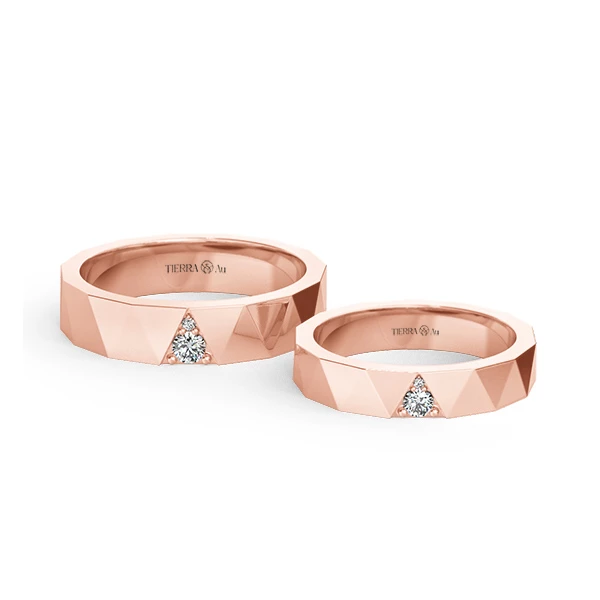 Modern Wedding Band Set NCC2025 1
